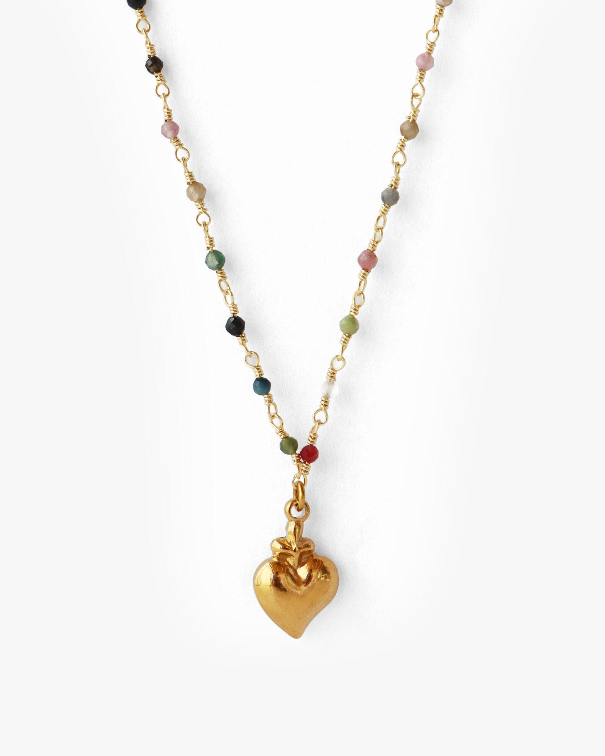 IMG_5101 Collana Il Cuore Eoliano® Multicolor - immagine 1