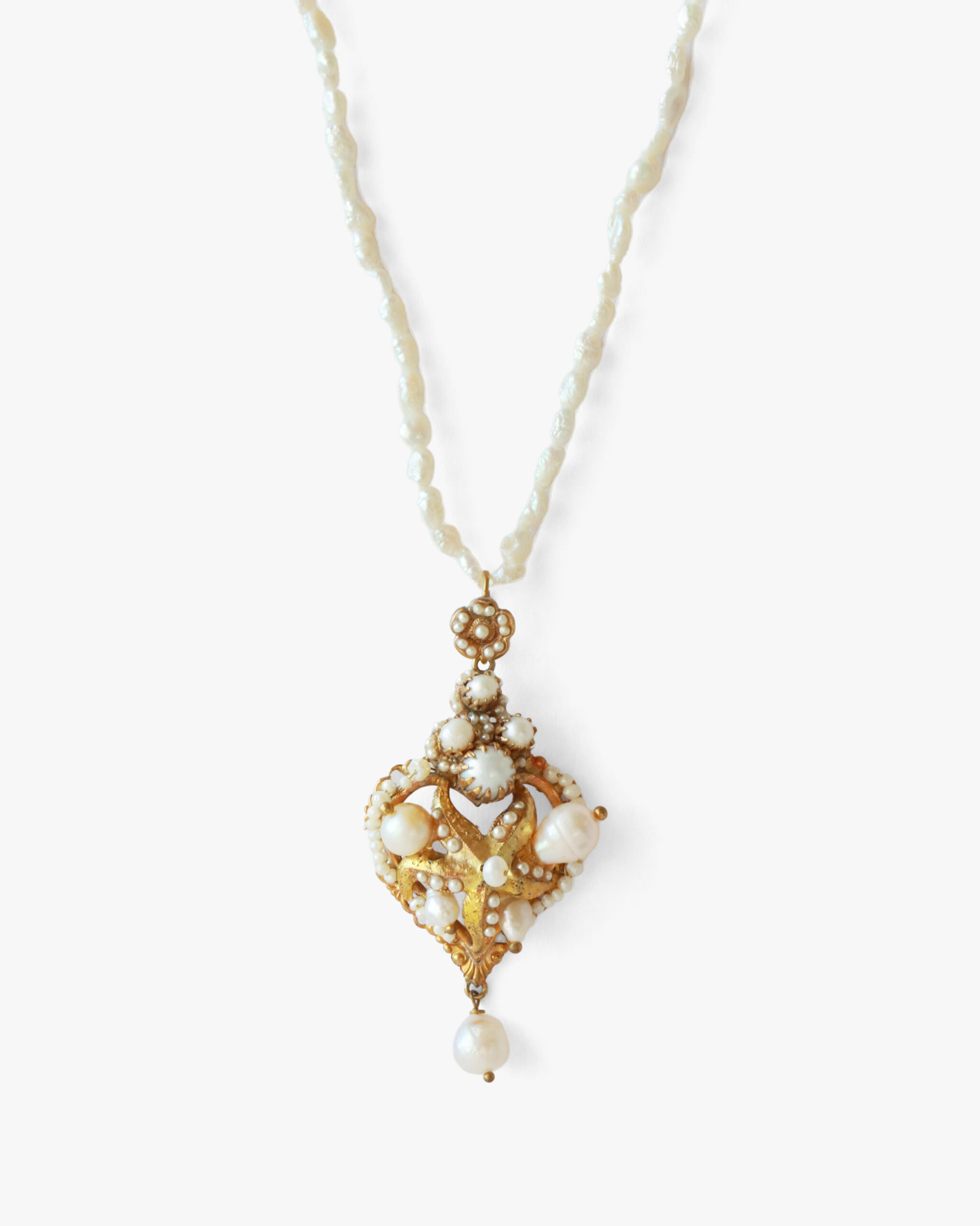 IMG_5170 Collana Il Cuore Eoliano® Bianco Perla - immagine 1