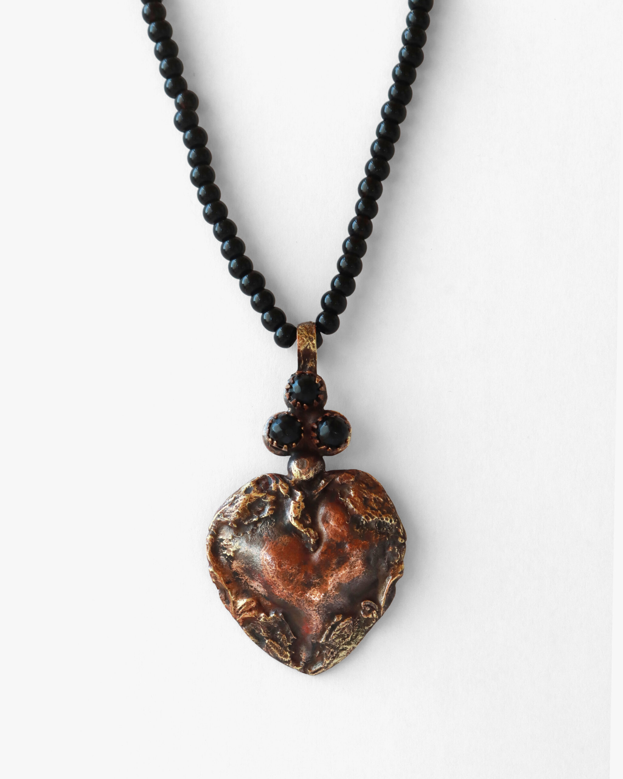 IMG_5202 Collana Cuore Eoliano® Ossidiana - immagine 1