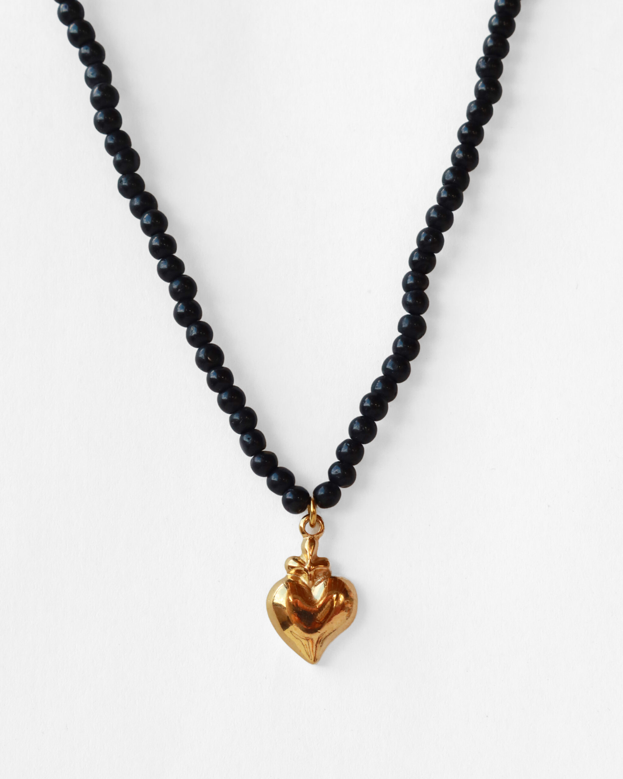 IMG_5401 Collana Il Cuore Eoliano® Ossidiana - immagine 1