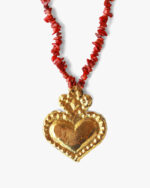 Collana Il Cuore Eoliano® Corallo