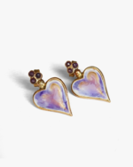 Orecchini Il Cuore Eoliano® Smalto Semplice - immagine 4