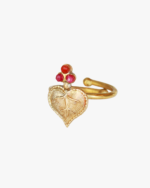 Anello Il Cuore Eoliano® Foglia Del Cappero - immagine 6