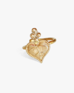 Anello Il Cuore Eoliano® Foglia Del Cappero