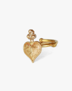 Anello Il Cuore Eoliano® Foglia Del Cappero - immagine 2