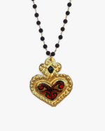 Collana Il Cuore Eoliano® Fuoco e Lava