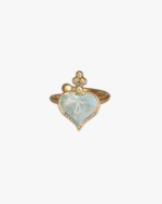 Anello Il Cuore Eoliano® Foglia Del Cappero Smalto