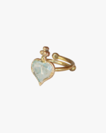 Anello Il Cuore Eoliano® Foglia Del Cappero Smalto - immagine 2