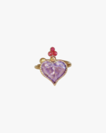 Anello Il Cuore Eoliano® Foglia Del Cappero Smalto - immagine 5