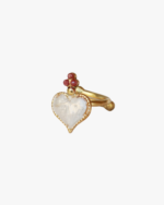 Anello Il Cuore Eoliano® Foglia Del Cappero Smalto - immagine 3