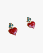 Orecchini Il Cuore Eoliano&reg; Smalto Foglia - immagine 4