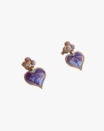 Orecchini Il Cuore Eoliano&reg; Smalto Foglia - immagine 5